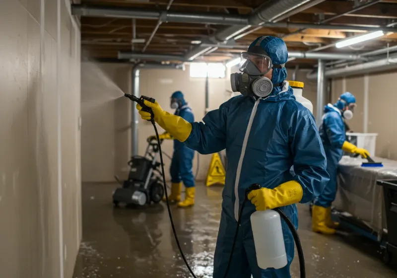 Basement Sanitization and Antimicrobial Treatment process in Waimanalo Beach, HI